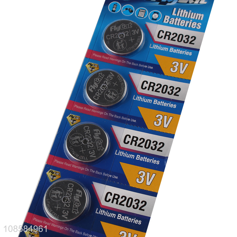 Hot selling 3V CR2032 li-mn button cell lithium coin cell