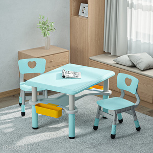 Hot items eco-friendly kids desk and chair set for sale