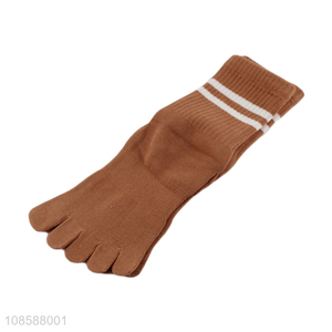 Wholesale unisex non-slip quick dry yoga socks five-finger socks