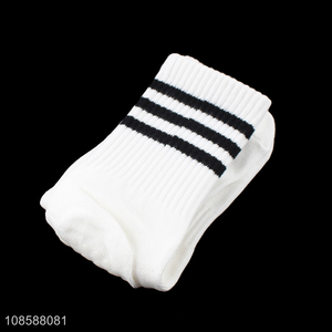 High quality men women yoga socks anti-slip quick dry crew socks