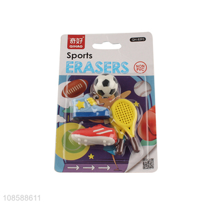 China products creative non-toxic kids students erasers set
