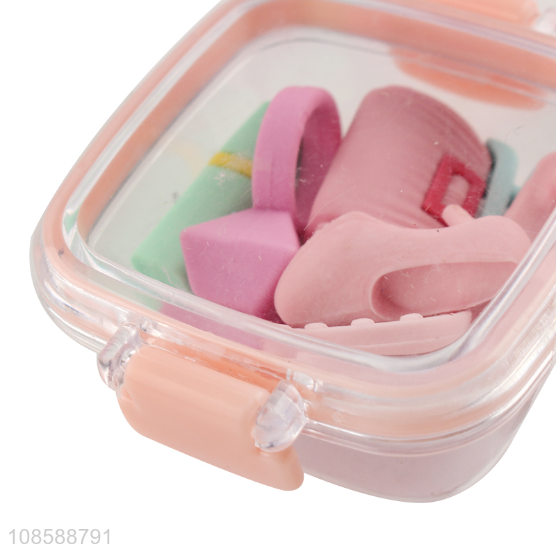 Low price students stationery eraser set for daily use