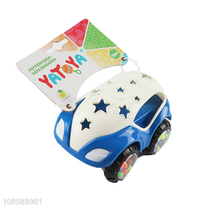 Wholesale plastic pull-back toy car for baby infant 3 months +