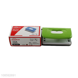 Wholesale office supplies 2-hole manual hole punch for paper