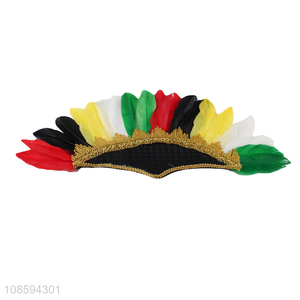 Popular products party supplies colourful headband with feather