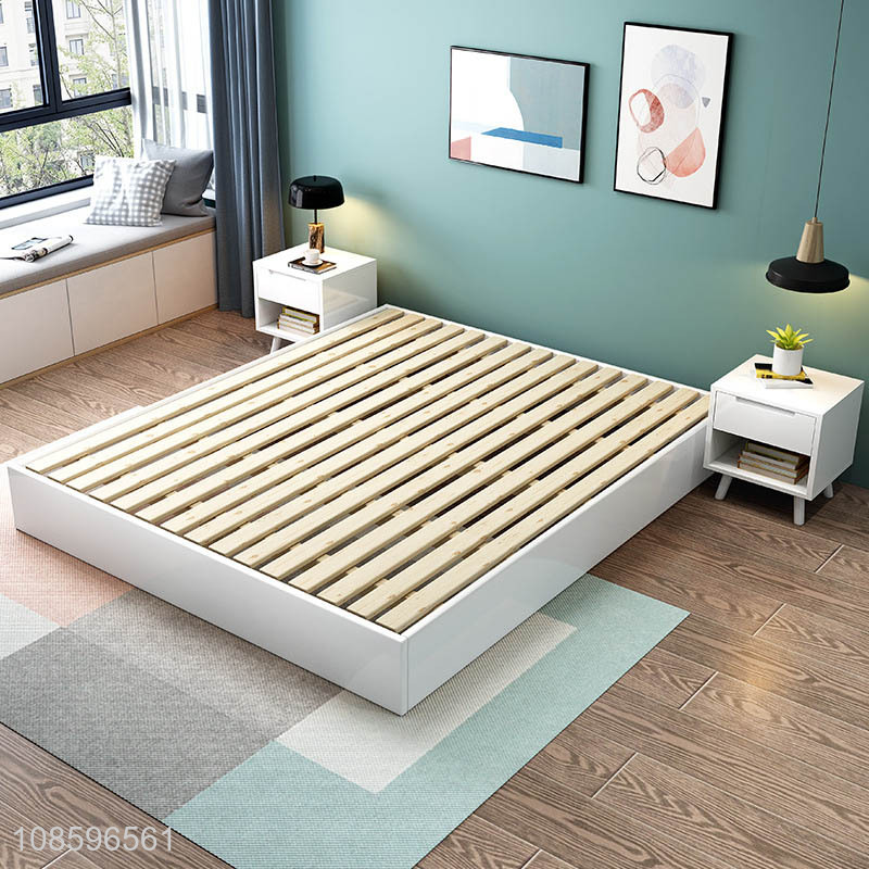 Popular products solid wood bed frame without legs wholesale