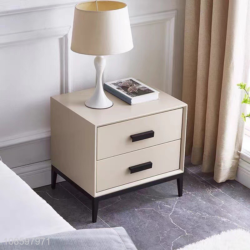 Good quality bedroom furniture solid wood bedroom nightstand bedside table