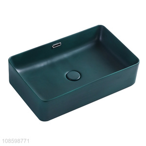 Wholesale ceramic porcelain bathroom vessel vanity sink art basin