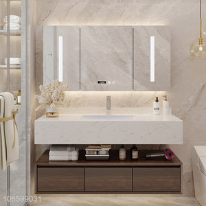 Low price marble basin bathroom cabinet modern wash basin