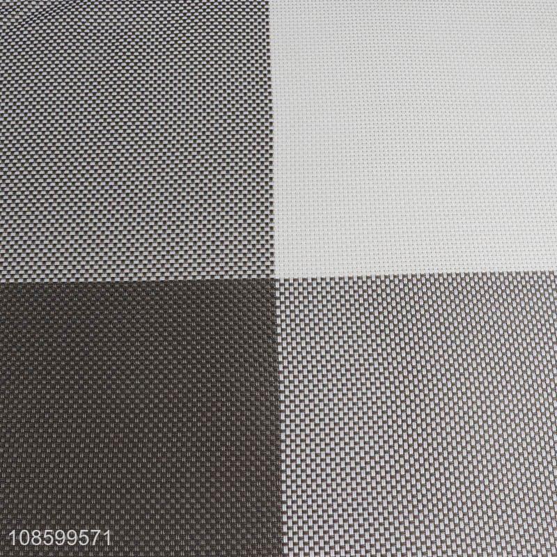 Factory price woven heat resistant anti-slip pvc placemat