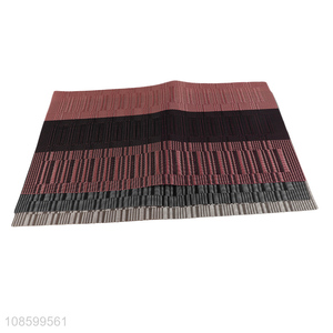 Good quality waterproof heat insulation non-slip pvc placemat