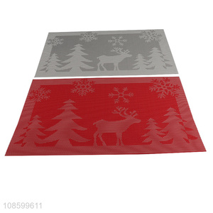 China imports durable washable woven pvc placemat dining mat