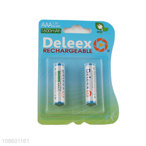 Latest products eco-friendly 1600mAh rechargeable batteries for sale