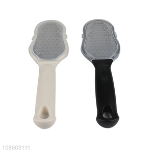 Wholesale single sided callus remover foot file with cover