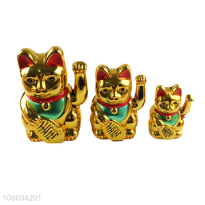 Low price shake hands large lucky cat fortune cat for sale