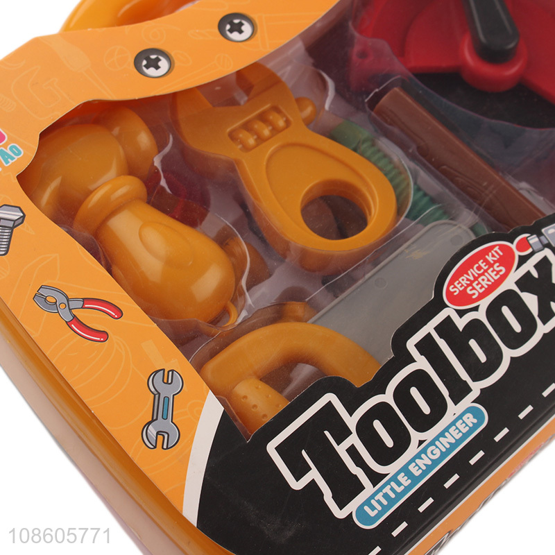 Wholesale educational pretend play toy repair tool box kit for kids