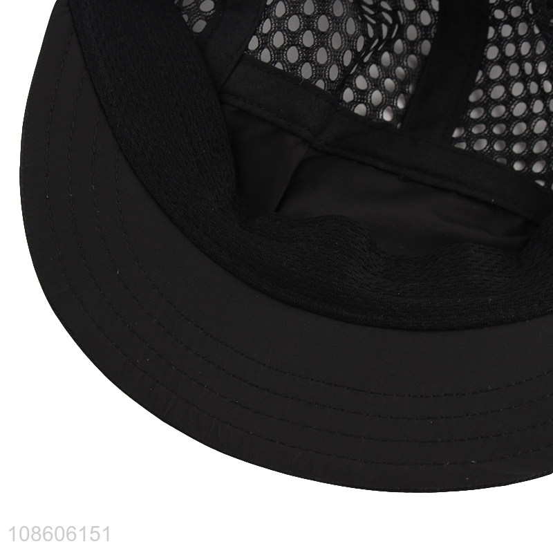 Wholesale hollowed-out quick-drying mesh baseball cap for men women