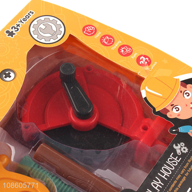 Wholesale educational pretend play toy repair tool box kit for kids