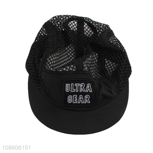 Wholesale hollowed-out quick-drying mesh baseball cap for men women