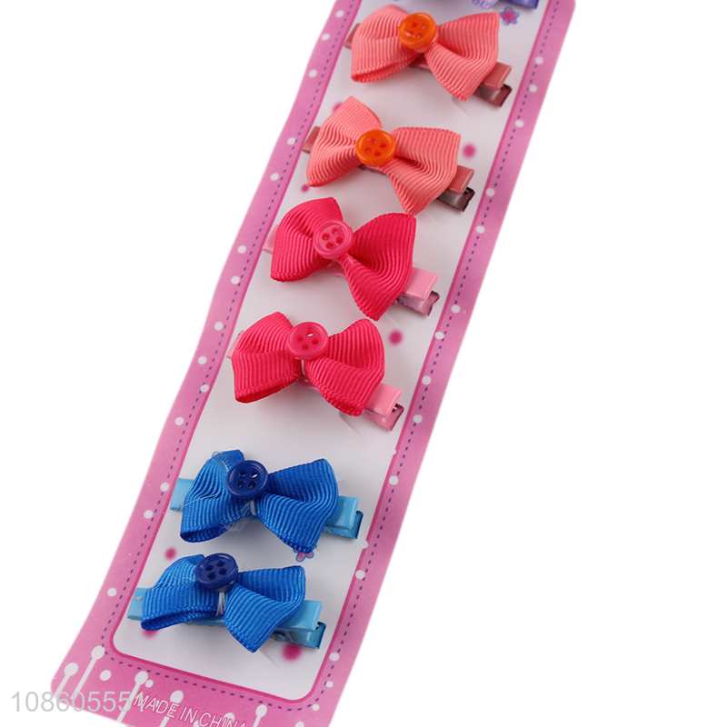 Onlinw wholesale bowknot hair clips alligator hair clips
