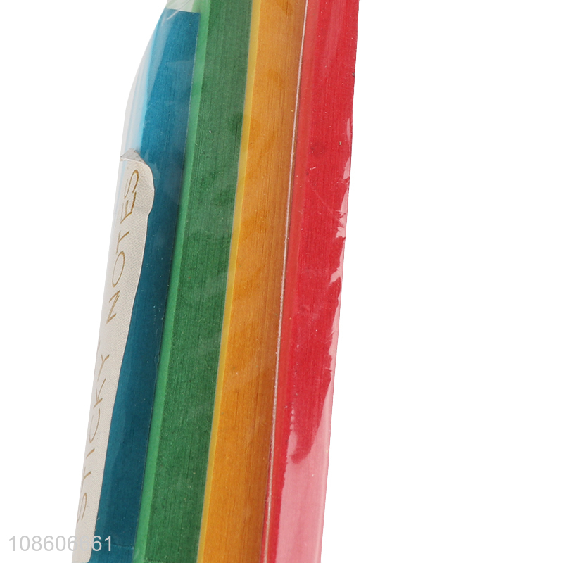 Hot products rainbow color sticky notes for writing paper
