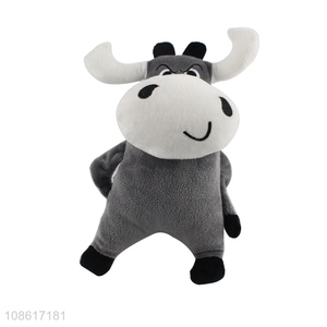 Wholesale from china plush stuffed cow toy bullfight animal doll