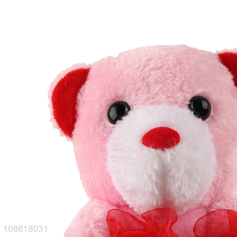 Hot sale valentine's day gift plush bear toys wholesale