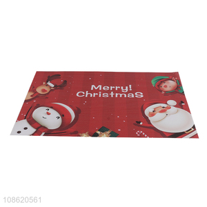 Wholesale reusable non-slip textilene <em>placemat</em> Christmas table mat