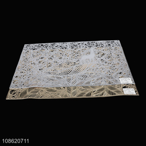 Hot selling hollow placemat pvc table mat for restaurant & hotel