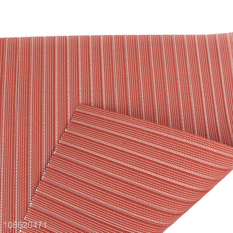 Wholesale woven textilene table mat placemat for dining table