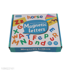 Wholesale 52pcs magnetic letters alphabet learning toys for kids toddlers