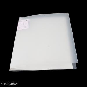 Wholesale A4 clear pp material data folder file folder for office