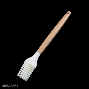 Wholesale food grade heat resistant silicone basting pastry brush