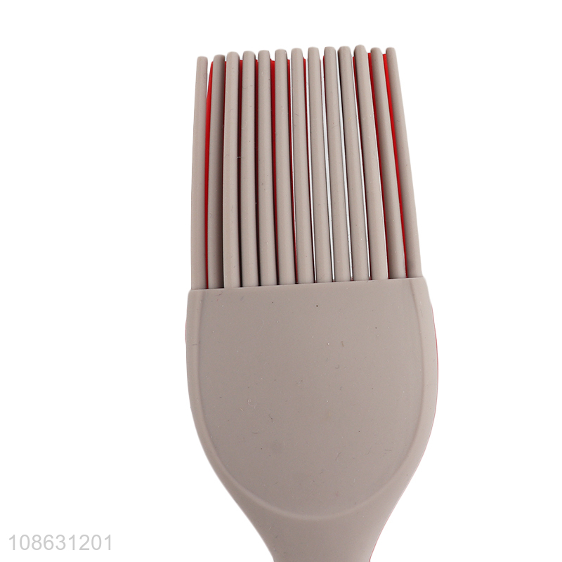 High quality food grade heat resistant silicone barbecue oil brush
