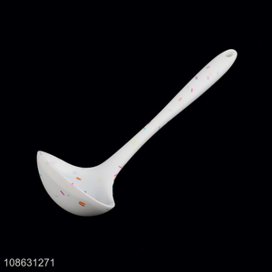 Factory supply food grade heat resistant silicone soup ladle