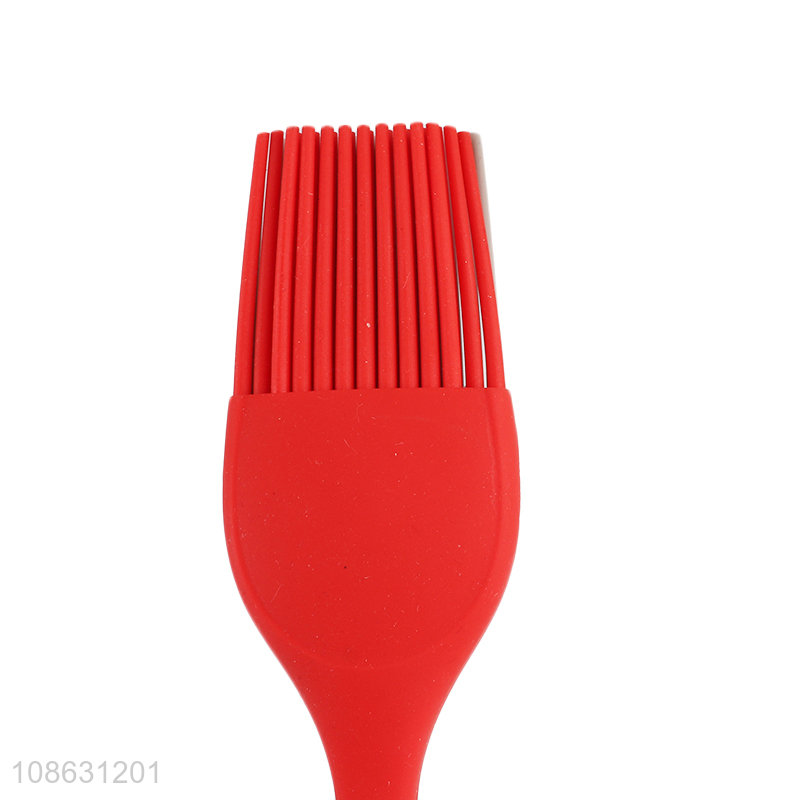 High quality food grade heat resistant silicone barbecue oil brush