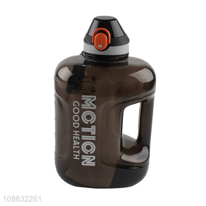New arrival 2740ml motivative plastic water bottle for gym fitness