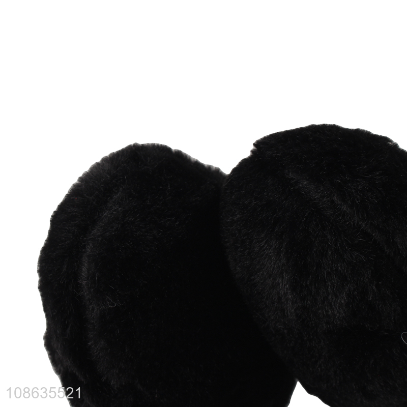 China products black thickened warm winter earmuffs wholesale