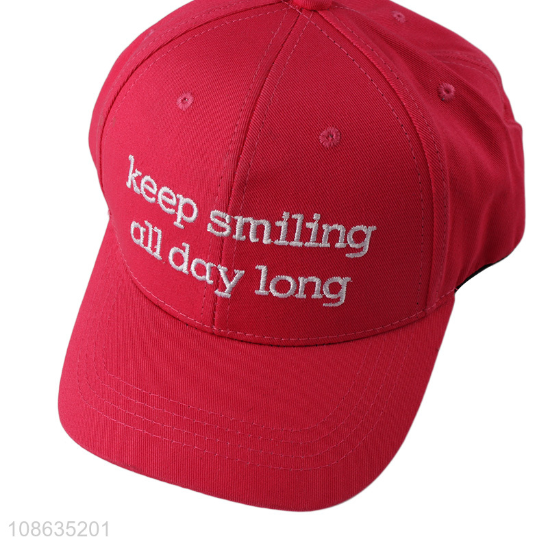 Hot selling adjustable sports baseball hat baseball cap
