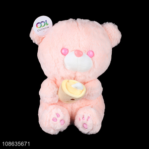 Wholesale cute stuffed bear toy plush animal toy for kids
