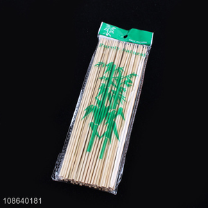 Factory price 85pcs natural bamboo barbecue sticks barbecue skewers