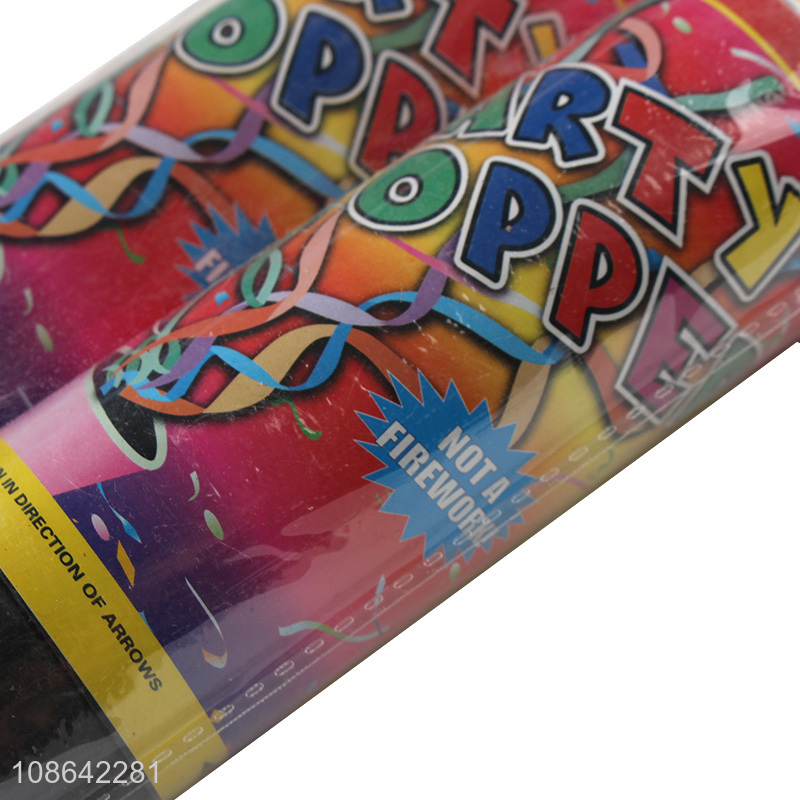 Top selling party supplies 2pcs party popper set wholesale
