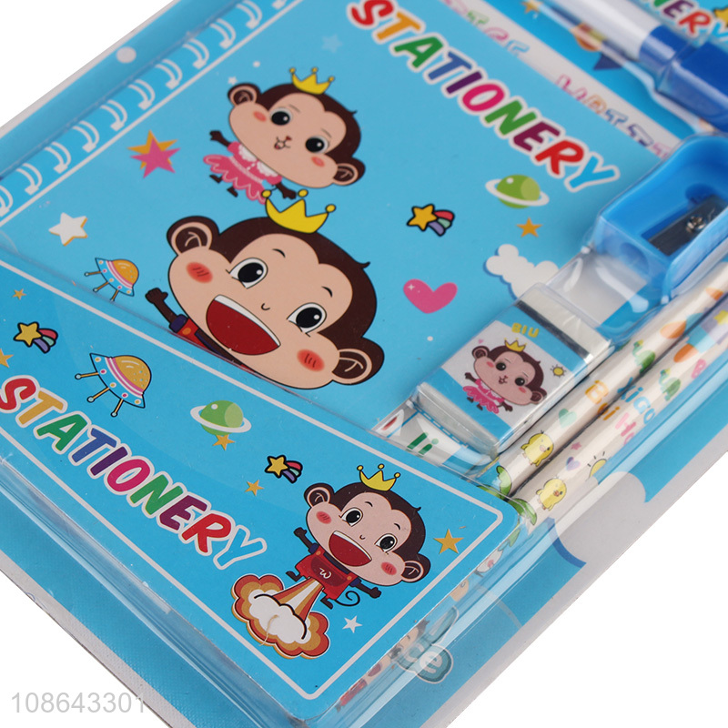 Popular product kids student stationery set pupil school supplies