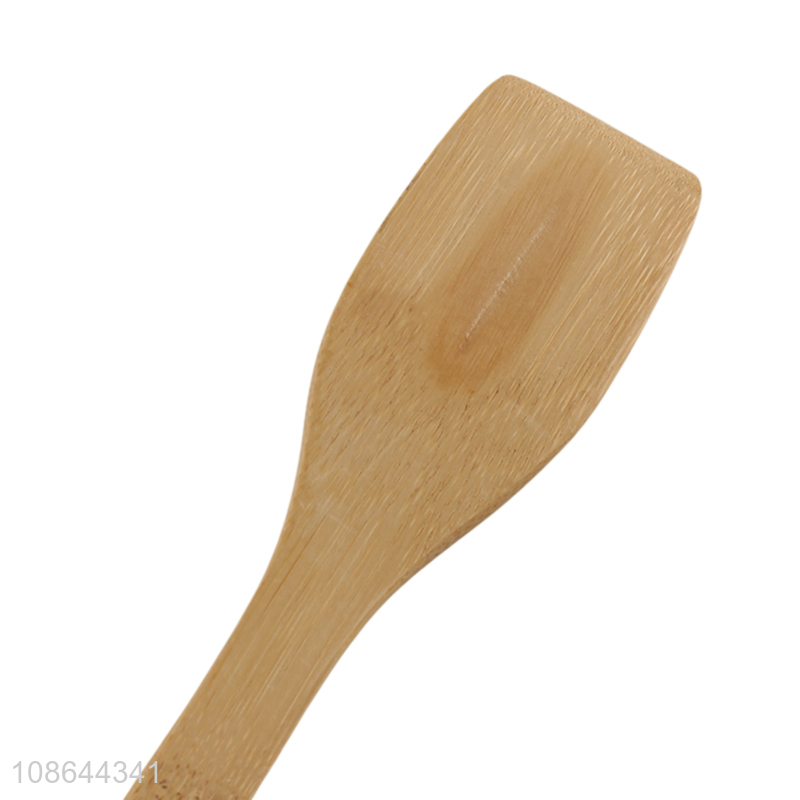 Good quality natural bamoo flat spatula cooking spatula for kitchen