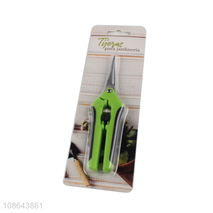 Good quality carbon steel garden scissors pruning shears
