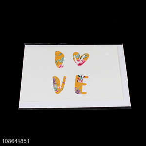 Factory wholesale festival greeting cards Valentine's day greeting card