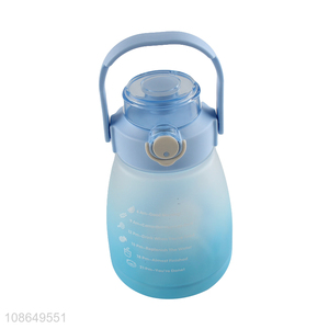 Wholesale 1000ml motivational water bottle sports bottle with time marker