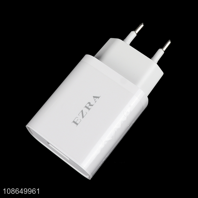 New product 5V 2.1A USB charger EU A-C phone charger and data line set