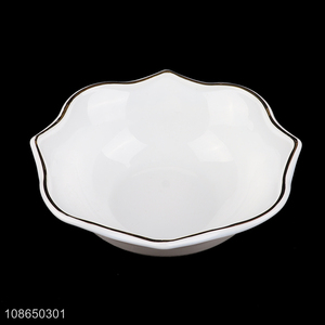 High quality opal glass <em>bowl</em> lace glass <em>bowl</em> for hotel restaurant