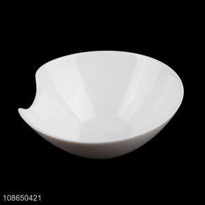 Top selling delicate white glass tableware <em>bowl</em> food serving <em>bowl</em>
